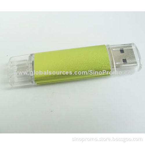 Smartphone USB Flash Drive with Plug-and-play Function, Sized 70 x 19 x 10mm